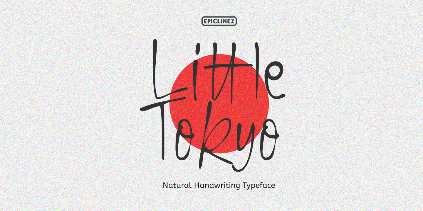 Little Tokyo Regular Font preview
